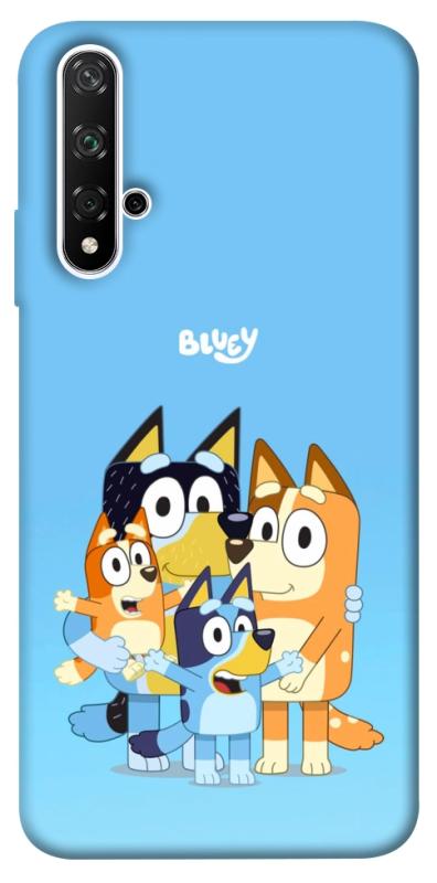 Чехол itsPrint Bluey family для Huawei Honor 20 / Nova 5T, детские, купить оптом с доставкой