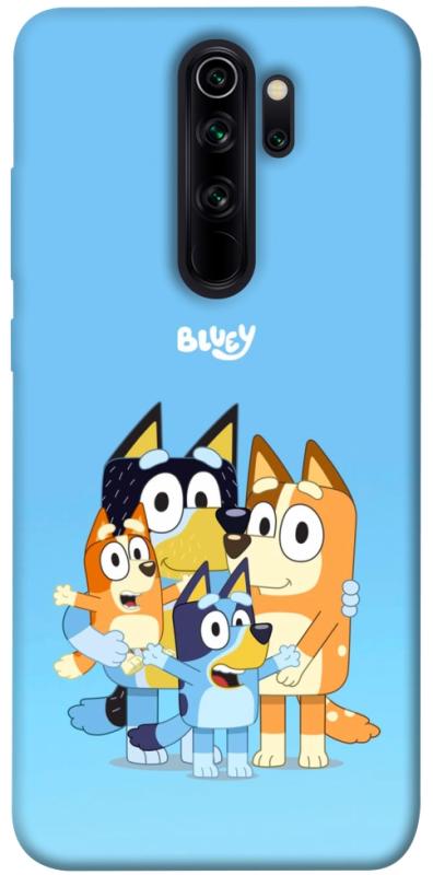 Чехол itsPrint Bluey family для Xiaomi Redmi Note 8 Pro, детские, купить оптом с доставкой