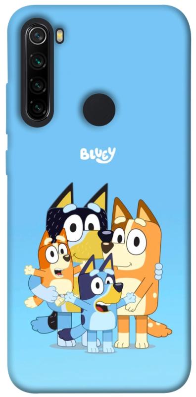 Чехол itsPrint Bluey family для Xiaomi Redmi Note 8, детские, купить оптом с доставкой