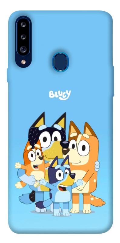 Чохол itsPrint Bluey family для Samsung Galaxy A20s, дитячі, купити оптом з доставкою