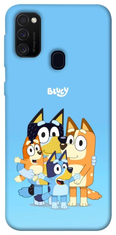 Чохол itsPrint Bluey family для Samsung Galaxy M30s / M21, дитячі, купити оптом з доставкою