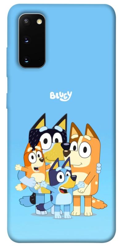 Чехол itsPrint Bluey family для Samsung Galaxy S20, детские, купить оптом с доставкой