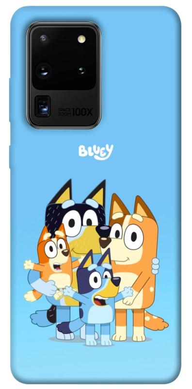 Чехол itsPrint Bluey family для Samsung Galaxy S20 Ultra, детские, купить оптом с доставкой