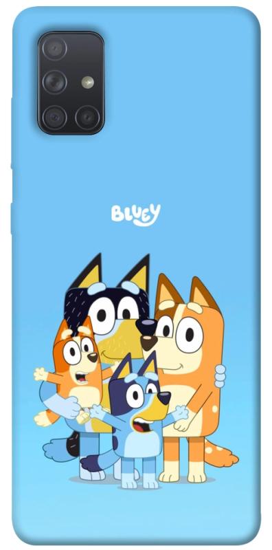 Чехол itsPrint Bluey family для Samsung Galaxy A71, детские, купить оптом с доставкой