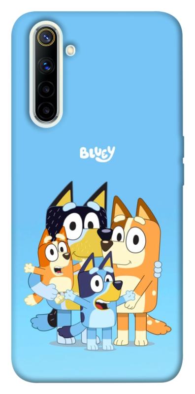 Чехол itsPrint Bluey family для Realme 6, детские, купить оптом с доставкой