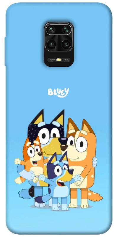 Чехол itsPrint Bluey family для Xiaomi Redmi Note 9s / Note 9 Pro / Note 9 Pro Max, детские, купить оптом с доставкой