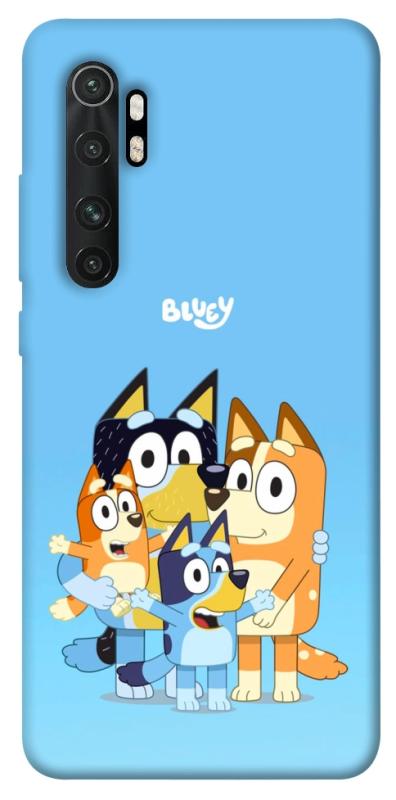 Чехол itsPrint Bluey family для Xiaomi Mi Note 10 Lite, детские, купить оптом с доставкой