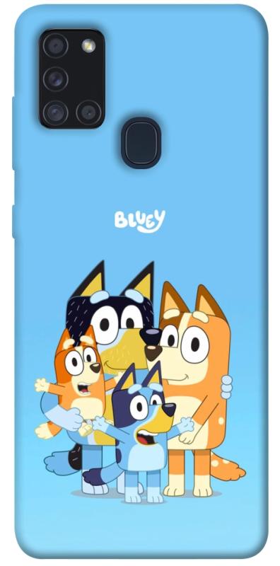 Чохол itsPrint Bluey family для Samsung Galaxy A21s, дитячі, купити оптом з доставкою