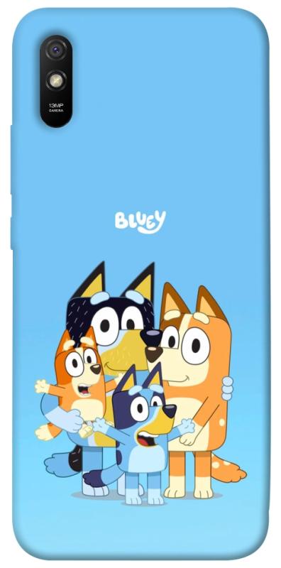 Чехол itsPrint Bluey family для Xiaomi Redmi 9A, детские, купить оптом с доставкой