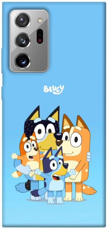 Чехол itsPrint Bluey family для Samsung Galaxy Note 20 Ultra, детские, купить оптом с доставкой