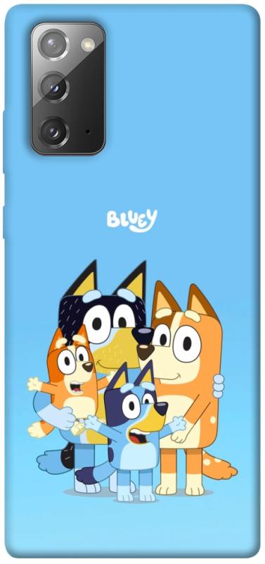 Чехол itsPrint Bluey family для Samsung Galaxy Note 20, детские, купить оптом с доставкой
