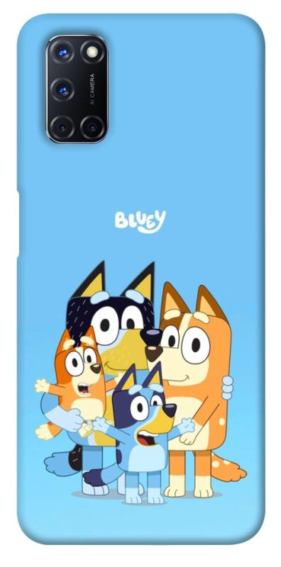 Чехол itsPrint Bluey family для Oppo A52 / A72 / A92, детские, купить оптом с доставкой