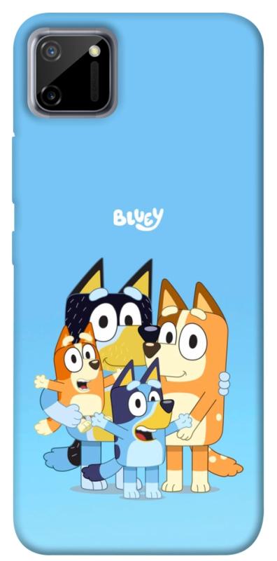 Чехол itsPrint Bluey family для Realme C11, детские, купить оптом с доставкой