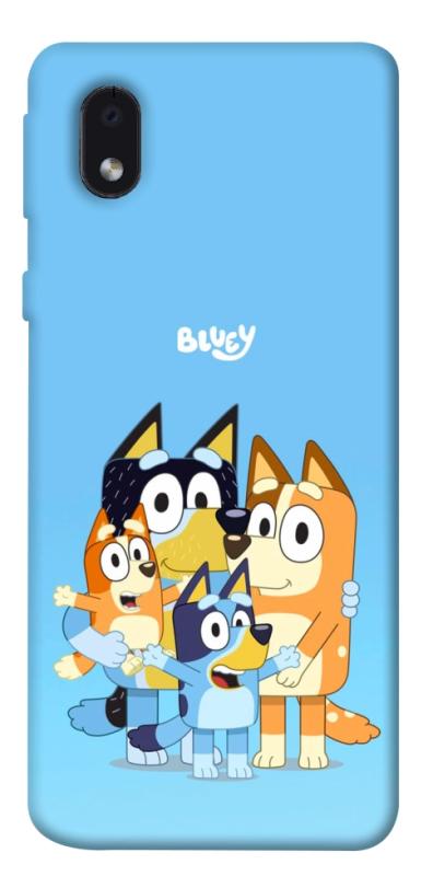 Чехол itsPrint Bluey family для Samsung Galaxy M01 Core / A01 Core, детские, купить оптом с доставкой