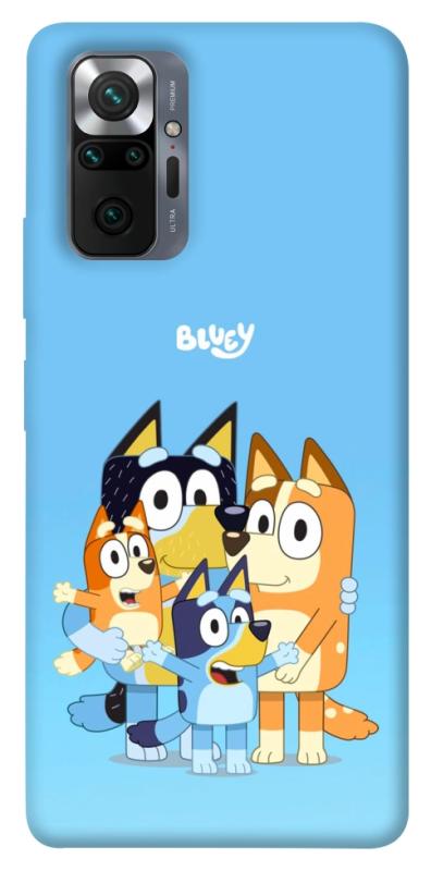 Чехол itsPrint Bluey family для Xiaomi Redmi Note 10 Pro, детские, купить оптом с доставкой