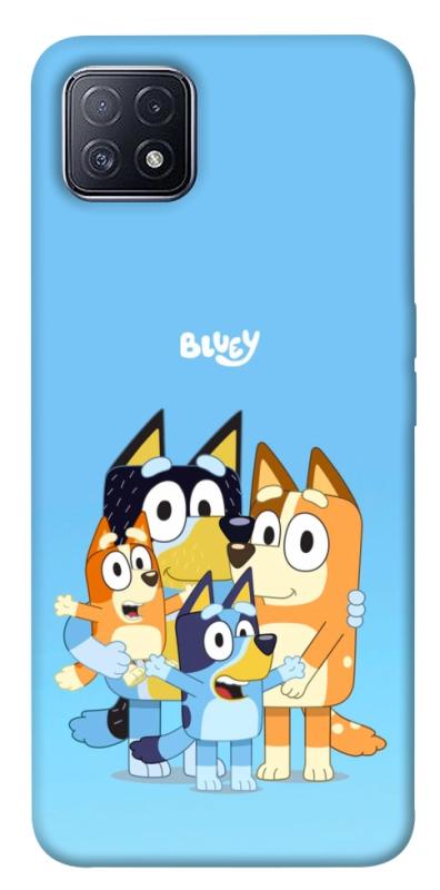 Чехол itsPrint Bluey family для Oppo A73, детские, купить оптом с доставкой
