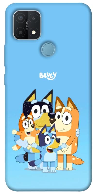 Чехол itsPrint Bluey family для Oppo A15s / A15, детские, купить оптом с доставкой