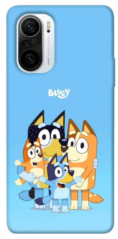 Чохол itsPrint Bluey family для Xiaomi Redmi K40 / K40 Pro / K40 Pro+ / Poco F3, дитячі, купити оптом з доставкою