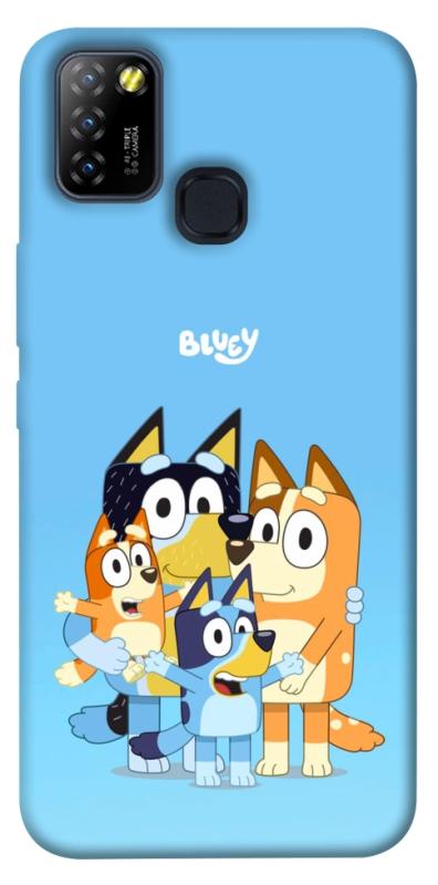 Чехол itsPrint Bluey family для Infinix Hot 10 Lite, детские, купить оптом с доставкой