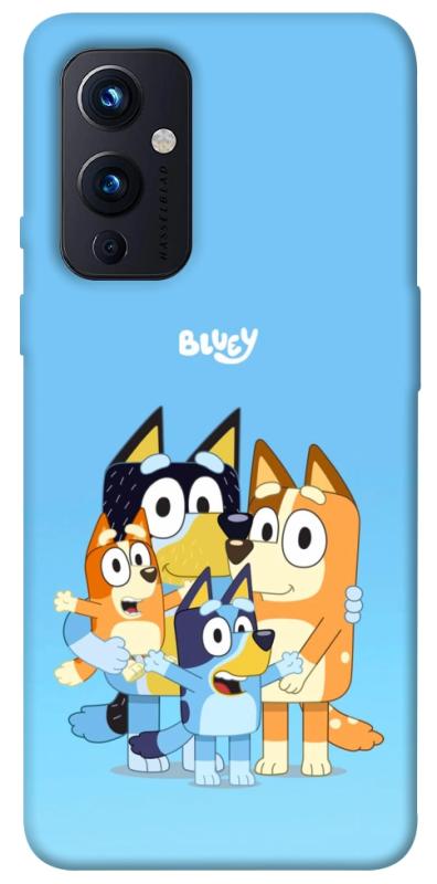 Чехол itsPrint Bluey family для OnePlus 9, детские, купить оптом с доставкой