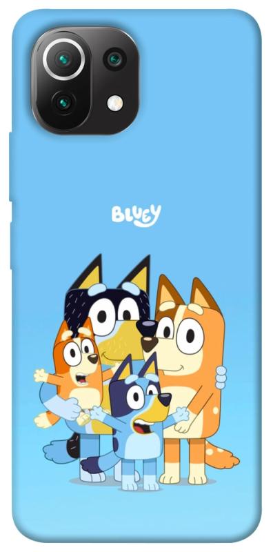 Чохол itsPrint Bluey family для Xiaomi Mi 11 Lite, дитячі, купити оптом з доставкою
