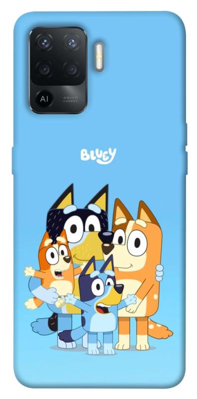 Чохол itsPrint Bluey family для Oppo Reno 5 Lite, дитячі, купити оптом з доставкою