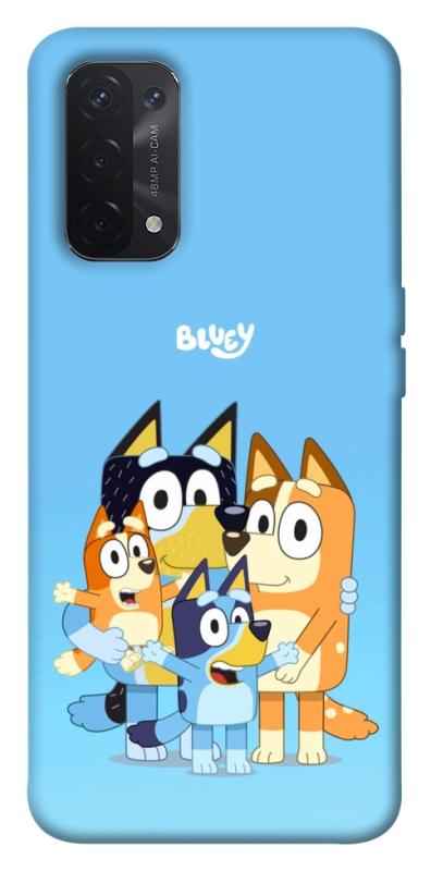 Чехол itsPrint Bluey family для Oppo A54 4G, детские, купить оптом с доставкой
