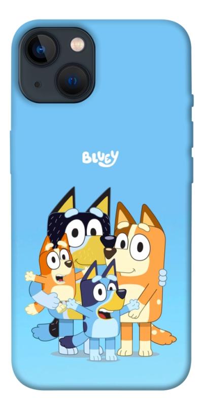 Чехол itsPrint Bluey family для Apple iPhone 13 (6.1"), детские, купить оптом с доставкой