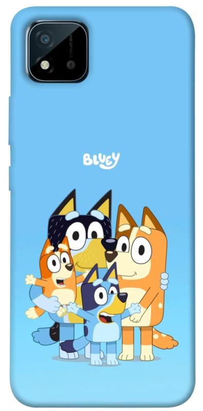 Чехол itsPrint Bluey family для Realme C11 (2021), детские, купить оптом с доставкой