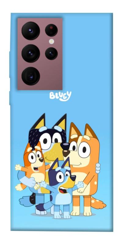 Чехол itsPrint Bluey family для Samsung Galaxy S22 Ultra, детские, купить оптом с доставкой
