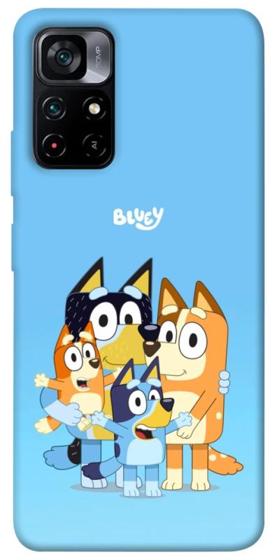 Чохол itsPrint Bluey family для Xiaomi Poco M4 Pro 5G, дитячі, купити оптом з доставкою