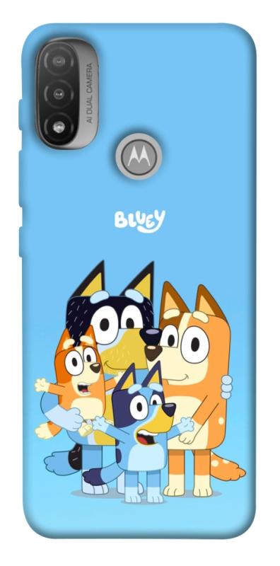 Чехол itsPrint Bluey family для Motorola Moto E20, детские, купить оптом с доставкой
