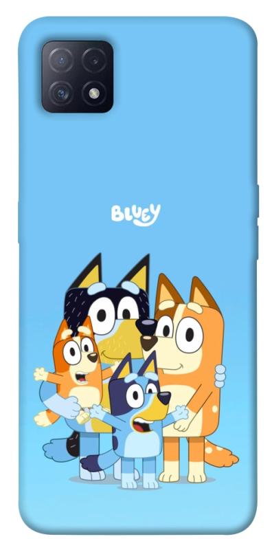 Чехол itsPrint Bluey family для Oppo A72 5G / A73 5G, детские, купить оптом с доставкой