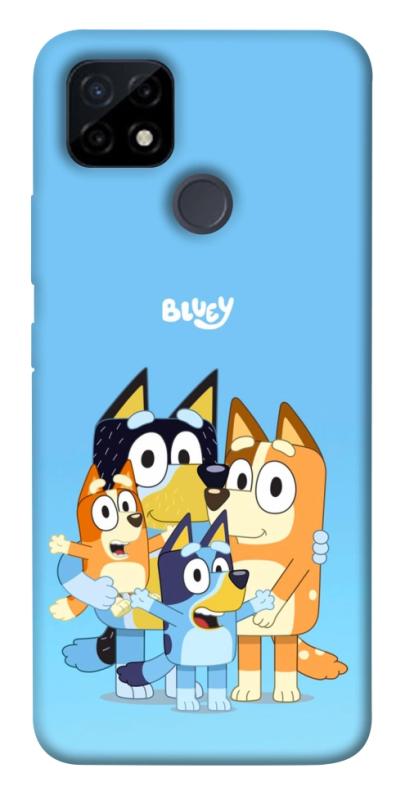 Чехол itsPrint Bluey family для Realme C12, детские, купить оптом с доставкой