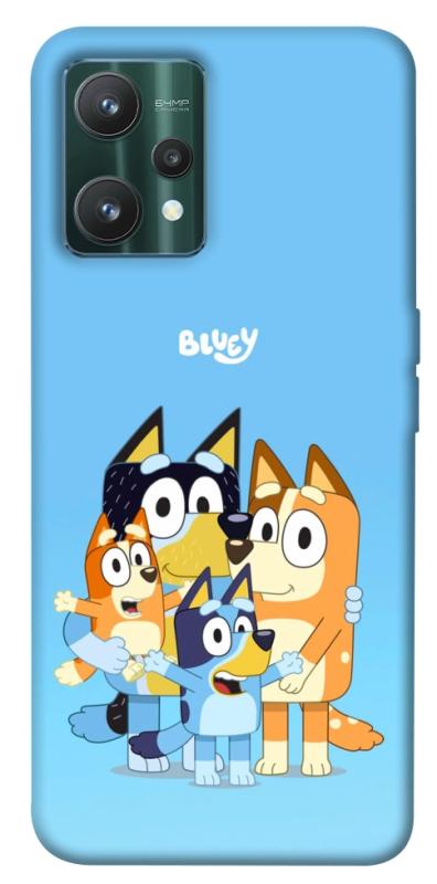 Чехол itsPrint Bluey family для Realme 9 Pro, детские, купить оптом с доставкой