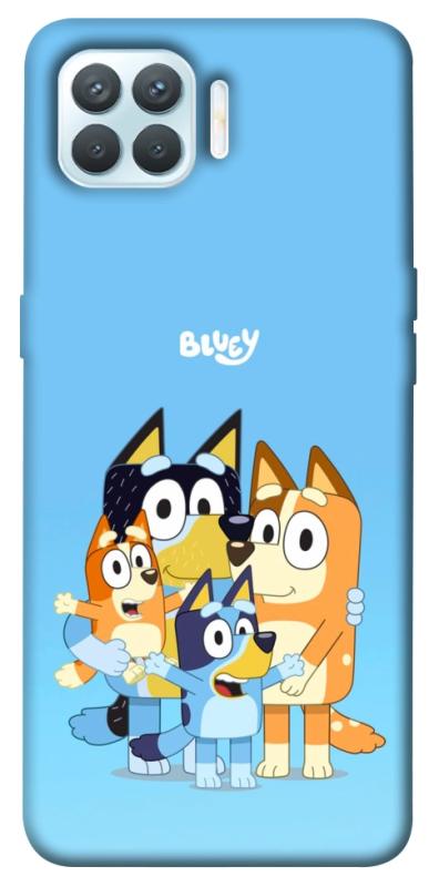 Чехол itsPrint Bluey family для Oppo F17 Pro, детские, купить оптом с доставкой
