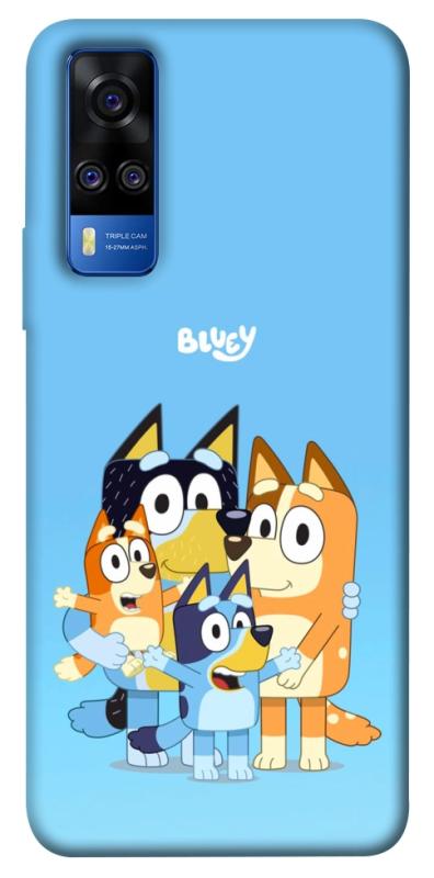 Чехол itsPrint Bluey family для Vivo Y51a, детские, купить оптом с доставкой