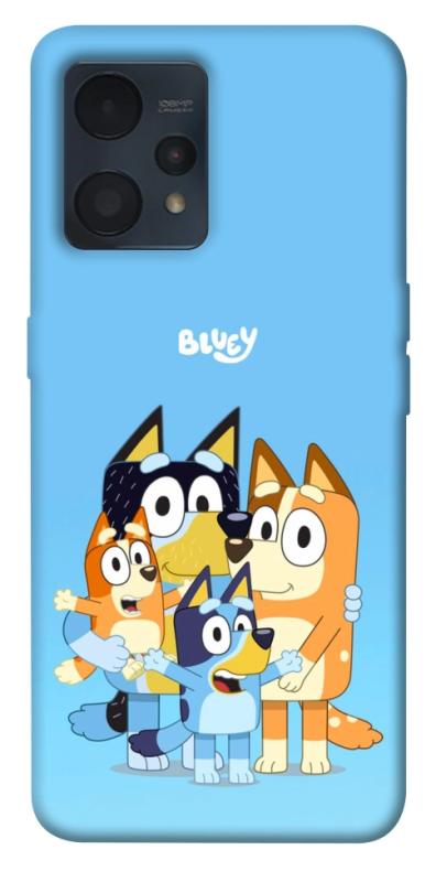 Чехол itsPrint Bluey family для Realme 9 4G / 9 Pro+, детские, купить оптом с доставкой