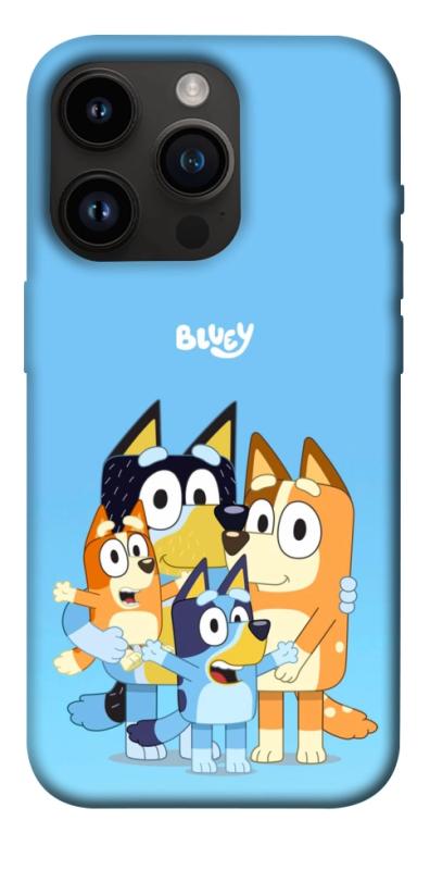 Чехол itsPrint Bluey family для Apple iPhone 14 Pro (6.1"), детские, купить оптом с доставкой