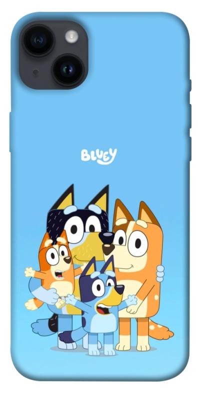 Чехол itsPrint Bluey family для Apple iPhone 14 Plus (6.7"), детские, купить оптом с доставкой