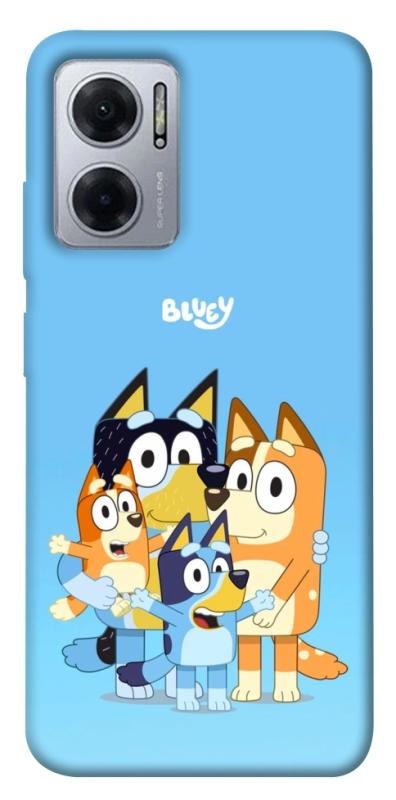 Чехол itsPrint Bluey family для Xiaomi Redmi Note 11E, детские, купить оптом с доставкой