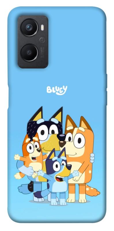Чехол itsPrint Bluey family для Oppo A96, детские, купить оптом с доставкой