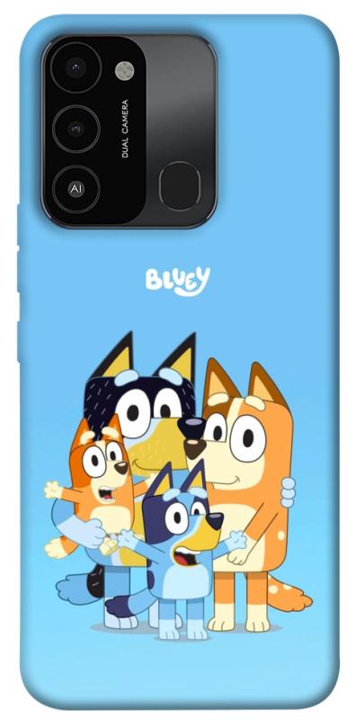 Чехол itsPrint Bluey family для Tecno Spark Go 2022 (KG5m), детские, купить оптом с доставкой