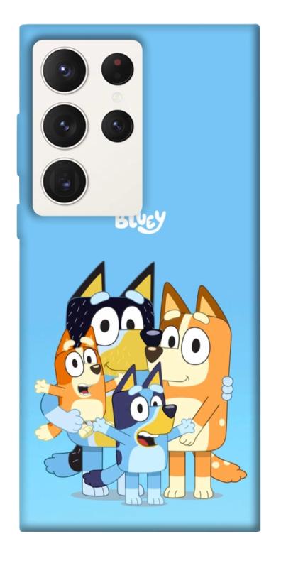 Чехол itsPrint Bluey family для Samsung Galaxy S23 Ultra, детские, купить оптом с доставкой