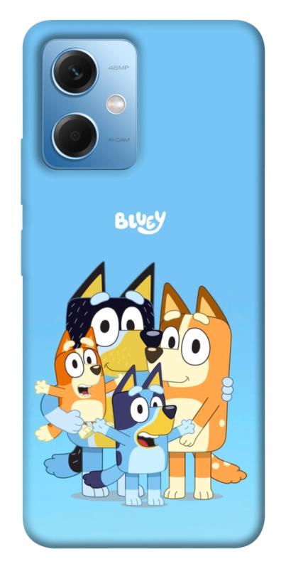 Чехол itsPrint Bluey family для Xiaomi Redmi Note 12 5G, детские, купить оптом с доставкой