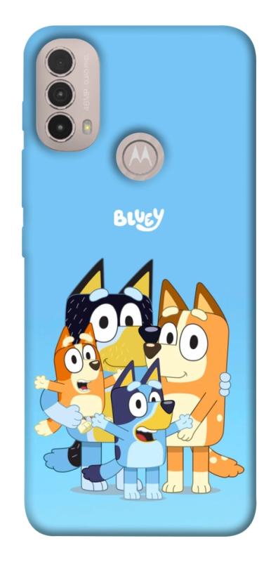 Чехол itsPrint Bluey family для Motorola Moto E40, детские, купить оптом с доставкой