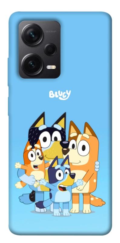 Чехол itsPrint Bluey family для Xiaomi Redmi Note 12 Pro+ 5G, детские, купить оптом с доставкой