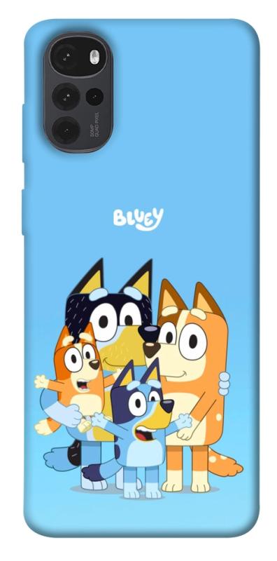 Чехол itsPrint Bluey family для Motorola Moto G22, детские, купить оптом с доставкой