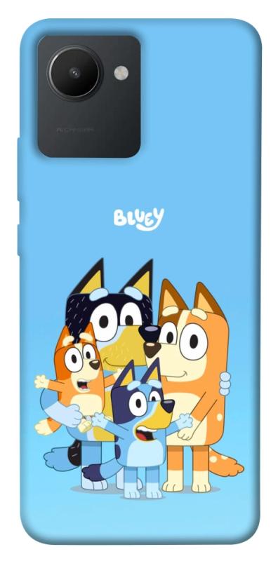 Чехол itsPrint Bluey family для Realme C30s, детские, купить оптом с доставкой