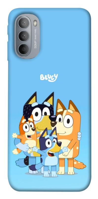 Чехол itsPrint Bluey family для Motorola Moto G31, детские, купить оптом с доставкой